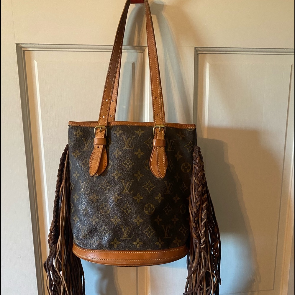 Vintage Boho Revamped Fringe Purse